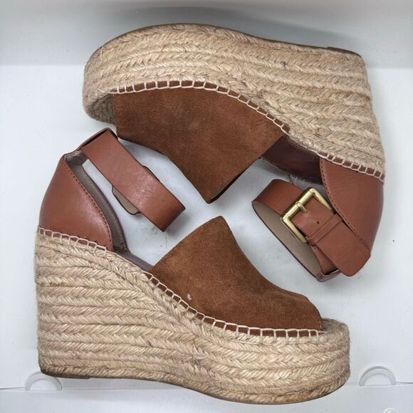 Marc Fisher LTD Alida Espadrille Wedge Sandals - Picture 5 of 9